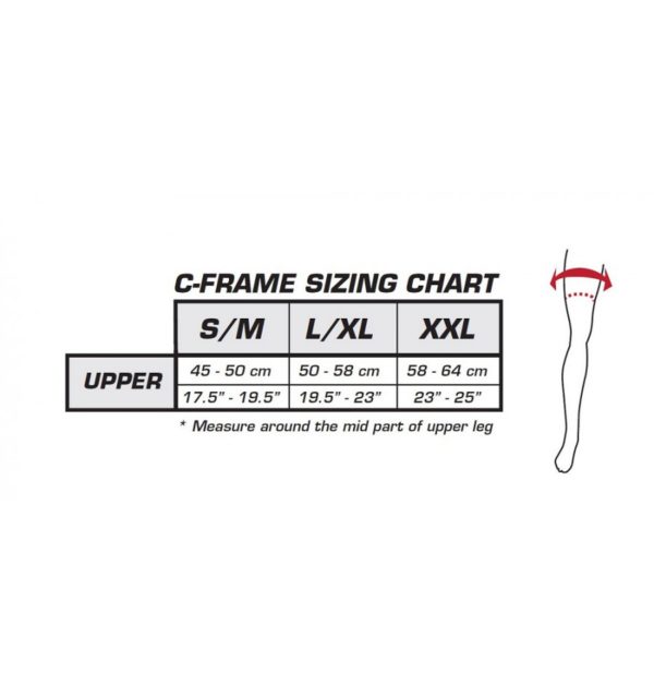 guide des tailles ortheses-leatt-c-frame