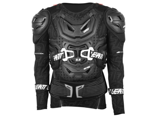 gilet de protection avec manches leatt body protector 5.5 noir