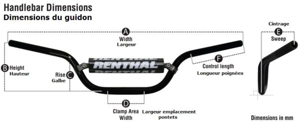 dimension guidon motocross renthal