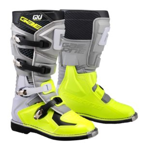 bottes enfants motocross mx gaerne gxj grey-neon