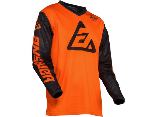 maillot motocross mx answer arkon bold orange-black