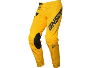 pantalon motocross enduro mx answer arkon bold yellow-black