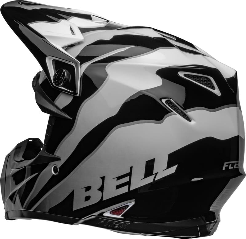 Casque BELL Moto-9s Flex Claw – Noir-Blanc-4